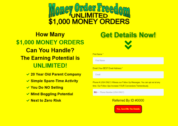 Unlimited Money Orders